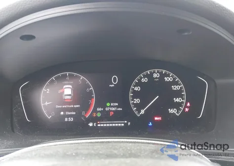 2022 Honda Civic Sport z USA, uszkodzony, nr VIN 2HGFE2F57NH557888